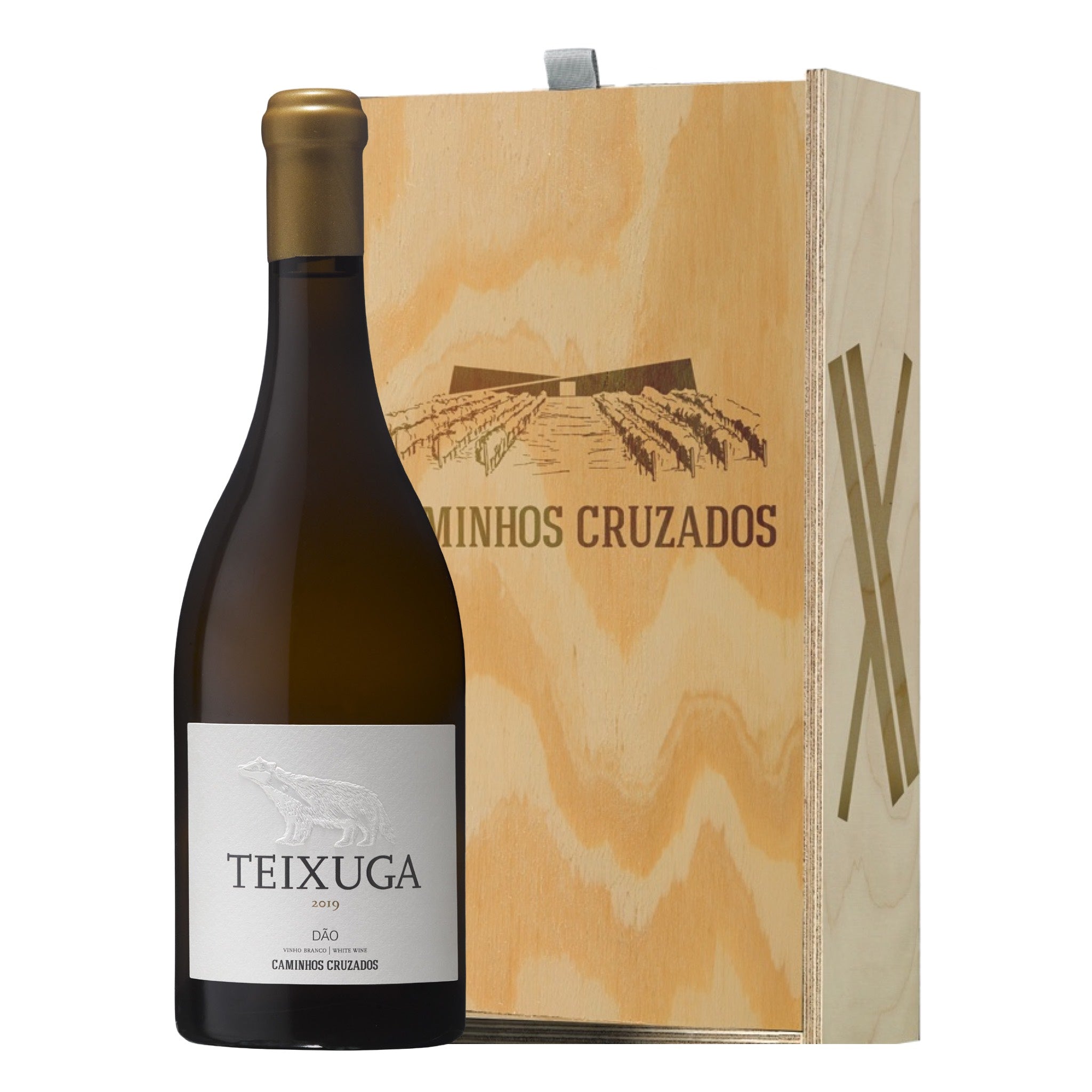 Caminhos Cruzados Teixuga White 2019 - Wooden box 3x