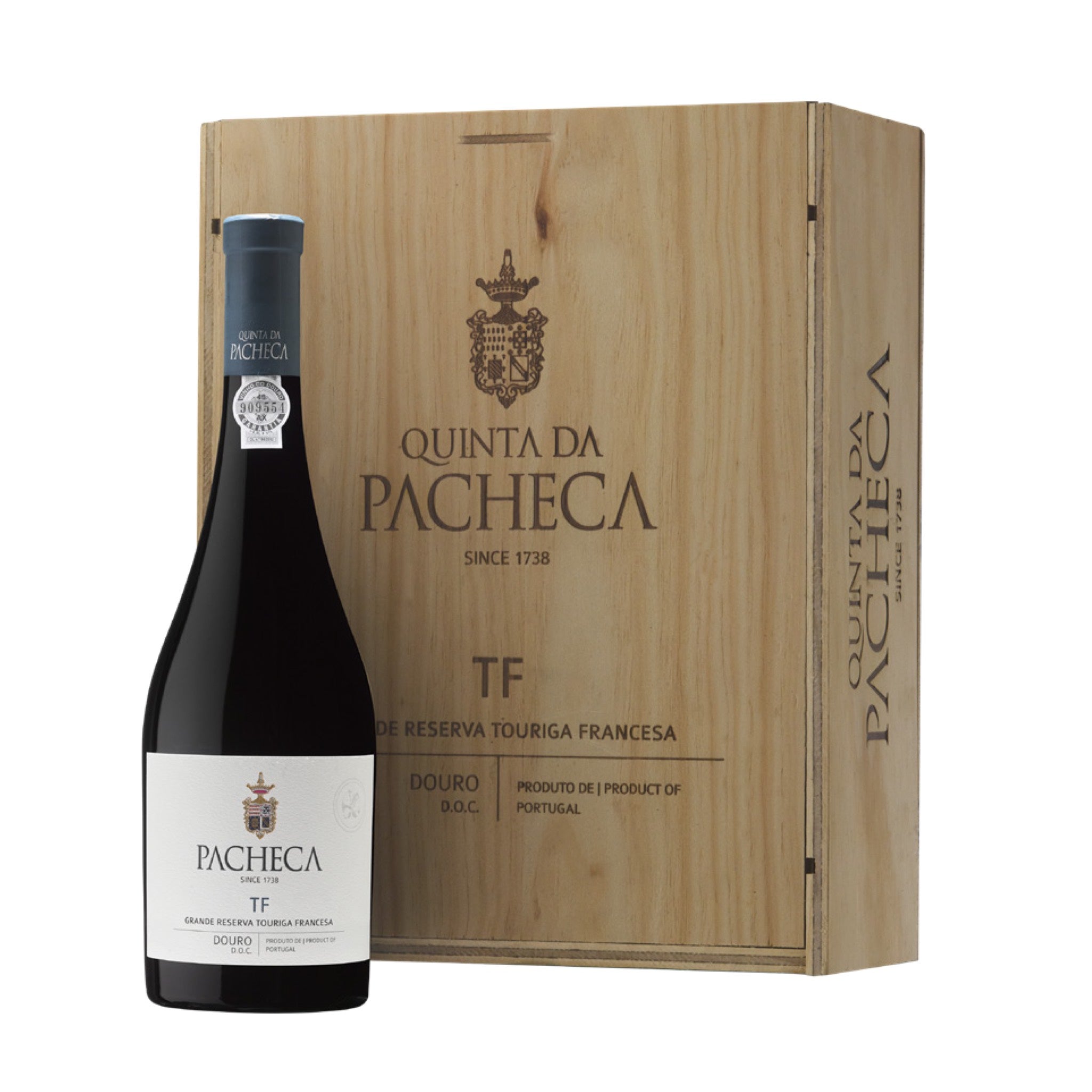 Pacheca Grande Reserve Touriga Francesa Red 2020 - Wooden box 3x